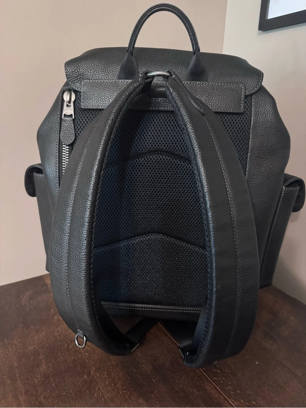 Hudson Backpack In Signature Leather